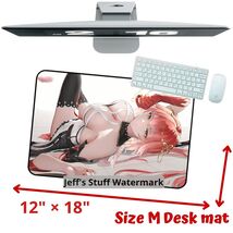 Waifu Changli Wuthering Waves Desk Mat Anime Manga Small Game Keyboard M... - $16.99