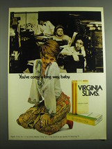 1971 Virginia Slims Cigarettes Ad - You&#39;ve come a long way, baby - £14.56 GBP