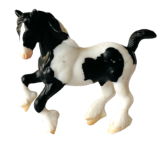 Breyer Horse Stablemate Dark Grey Pinto Clydesdale G2 5412 Scale 1:32 20... - $12.59