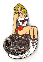 Hooters Restaurant 20th Anniversary Girl Panama City Lapel Badge Pin - £11.40 GBP