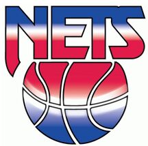 NEW JERSEY NETS NBA BASKETBALL VINTAGE OLD LOGO POSTER ON 12X8IN METAL S... - $24.74