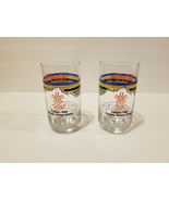 2 Coca Cola Glasses -  1988 Olympic Winter Games Calgary Alberta Canada - £8.69 GBP