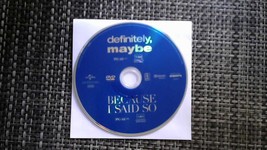 Definitely, Maybe/Because I Said So (DVD, 2012, Widescreen) - £2.87 GBP