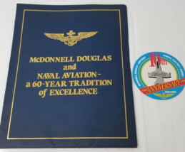 McDonnell Douglas Folder Sticker 60th Naval 10th Anniversary FA/18 1986 - $18.95