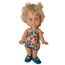 VTG Baby Face Doll Galoob So Innocent Cynthia Blue Eyes Blonde Vintage #7 Mold - £71.72 GBP