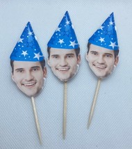 Custom Face Cupcake Toppers Decoations with Your Photo - £11.95 GBP