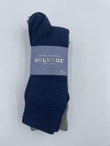 Gold Toe Men&#39;s Lightweight Comfort Stretch Travelers Socks-4Pk, Multi, 6-12.5 - £7.72 GBP