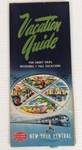 Vintage Vacation Guide brochure Map New York Central system with damage - $4.94