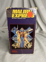 VHS Malibu Express 1985 80s Action Andy Sidaris Sybil Danning Darby Hint... - £23.37 GBP