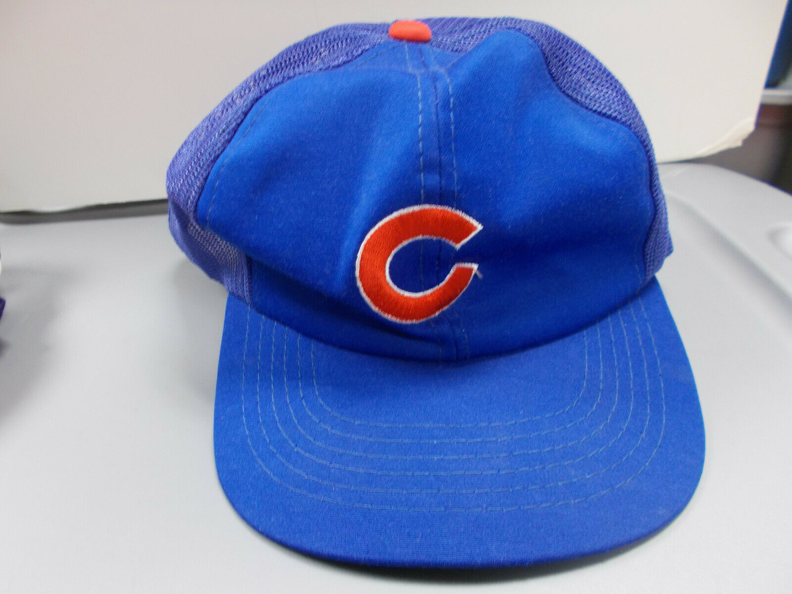 Chicago Cubs Baseball Cap Sports Specialties Snapback Stitched Wood 1970s 1980s - $15.35