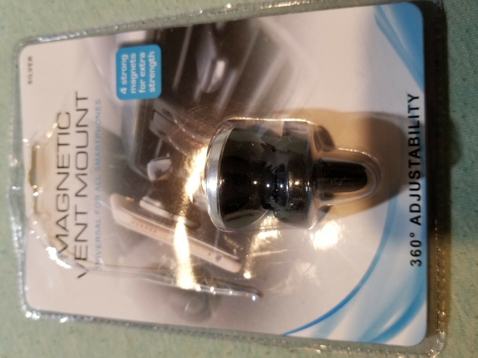 Magnetic vent mount silver - $6.50