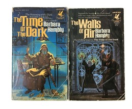 Barbara Hambly Darwath Trilogy Books 1 &amp; 2 Time Of The Dark Walls Air 1st Ed Pb - £11.67 GBP