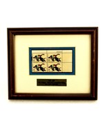 Framed Vintage Postage Stamps, 6c, Waterfowl Conservation, Ohio Ducks Un... - $40.72 CAD