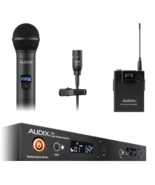 AUDIX AP62C210 Dual Handheld Wireless Microphone R62 Two Channel Lavalier - $34,803.40 MXN
