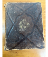 1883 German Language Bible -- Large Edition -- Illustrirte Pracht Bibel ... - £94.91 GBP