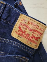 Levis 517 Jeans Men 40x34 Blue Denim Boot Cut High Rise Dark Wash Levi&#39;s - £16.57 GBP