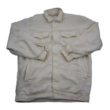 Indygo Kenar Jacket Womens S Ivory Button Up Long Sleeve Collared Casual - $16.71