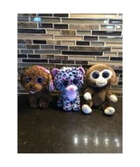 3 TY Beanie Boos BIG EYED COCONUT Monkey - $403.06 MXN