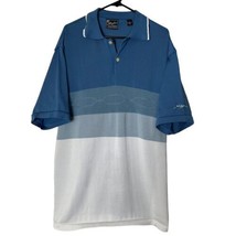 Karl Kani Men Polo Shirt Knit Embroidered Logo Blue White Short Sleeve S... - $27.72