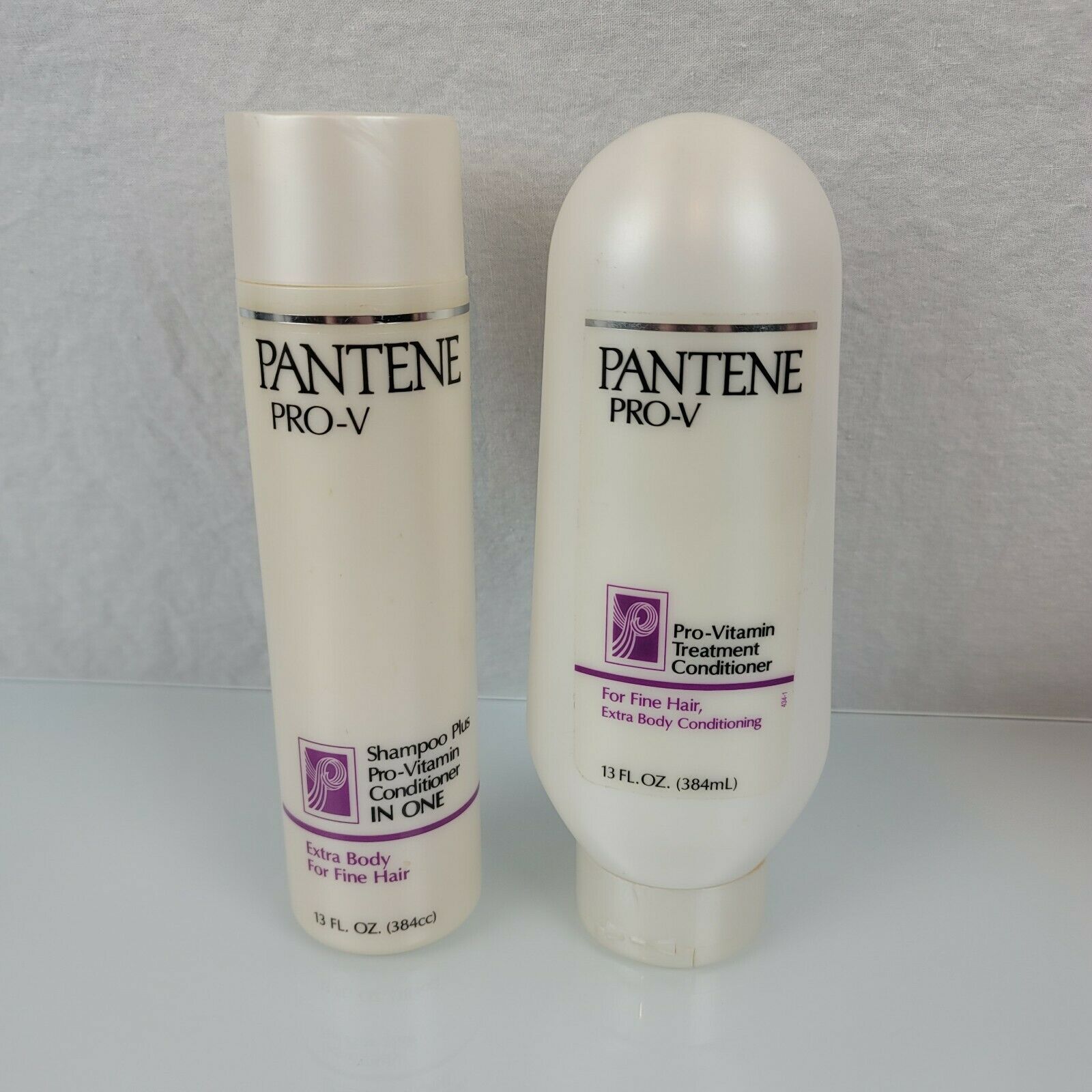 Pantene Pro V Vitamin For Fine Hair Extra Body Shampoo Conditioner 13 fl oz 1992 - $49.49