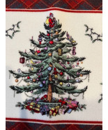 Spode Christmas Tree Tartan Kitchen Bath Rug Mat Nonskid Latex Backing NWT - £26.33 GBP