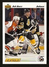 Boston Bruins Bob Beers 1991 Upper Deck Hockey Card #490 nr mt - £0.37 GBP