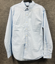 Gap Shirt Mens Medium Blue Slim Fit Stretch Casual Button Down Dressy Work - £13.46 GBP