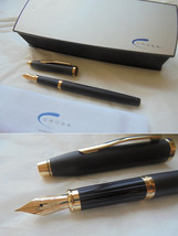 CROSS CENTURY fountain pen in black and gold Original in gift box with garantee - £35.17 GBP