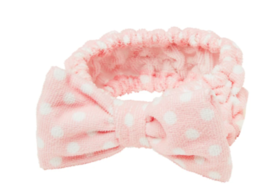 The Vintage Cosmetic Company Dolly Pink Polka-Dot Headband - £9.55 GBP