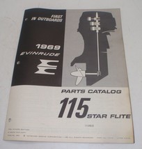 1969 Evinrude Outboard Parts Catalog 115 HP Star Flite - £13.43 GBP