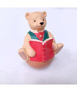 Hallmark Teddy bear roly poly Christmas baby toy caroler book Willitts D... - $5.00