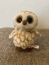 Ty Beanie Boos SWOOPS the Owl the 6&quot; Beanbag Plush Stuffed Toy 2015 - €4,18 EUR