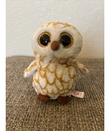 Ty Beanie Boos SWOOPS the Owl the 6&quot; Beanbag Plush Stuffed Toy 2015 - $4.90
