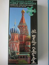 Vertoramic Puzzle St. Basil&#39;s Cathedral Moscow, Russia 101 Pcs 6&quot; x 16&quot; ... - £5.51 GBP