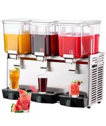 VEVOR Commercial Beverage Dispenser, 13.6 Qt 12L 3 Tanks Ice Tea Drink M... - $20,783.05 MXN