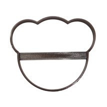 Teddy Bear Face Stuffed Plush Toy Outline Cookie Cutter Made In USA PR4641 - $4.09 CAD