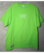 Lottery Men's Large "This Shirt is Left Intentionally Blank" Green Tshir... - $9.85