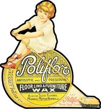 Poliflor Furniture Wax Laser Cut Metal Sign - $59.95