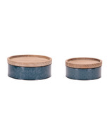 Blue Canisters (Set of 2) - 829246 - $1,885.77 MXN