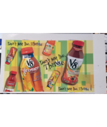 V8 Fusion Juice Advertising Preproduction Art Work Don&#39;t Just Live Thiv8... - $18.95