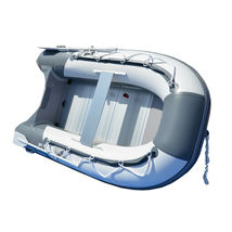 BRIS 8.2 ft Inflatable Boat Inflatable Pontoon Dinghy Raft Tender image 6