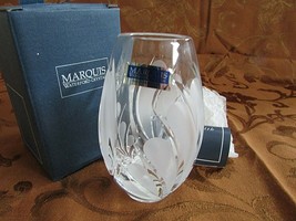 MARQUIS BY WATERFORD CRYSTAL COVENTRY POSY VASE 4.5&quot; MADE IN POLAND SIGN... - $24.70