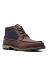 Clarks Men&#39;s Maplewalk Moc Oxford Waterproof Boot Dark Brown Combi Size 7.5 - €93,21 EUR