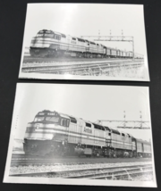 2 Diff Amtrak Railroad #355 #364 F40PH Locomotive Train Photos Aurora IL 1983 - £11.76 GBP