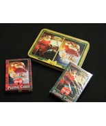 Coca - Cola Brand Playing Cards -In-A-Tin Xmas Nostalgia Set 2 Packs - £3.85 GBP