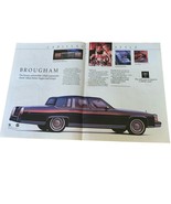 1989 Cadillac Brougham - &quot;Better, Bigger, And Longer&quot; - 2 Page Print Ad ... - $11.30