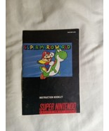Original SUPER MARIO WORLD Instruction Booklet. Excellent Cond. SNES Nin... - £8.87 GBP