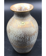 Stangl Pottery 22kt Gold 4007 Hand Painted Vase 6.75&quot; Tall Hollywood Reg... - £13.32 GBP