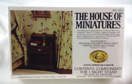 The House of Miniatures Chippendale Night Stand #40012 - Circa 1750-1790 - £7.75 GBP
