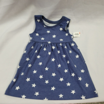 Old Navy Baby Girl 4th Of July White Blue Star Tank Dress Summer Clothes... - £5.53 GBP